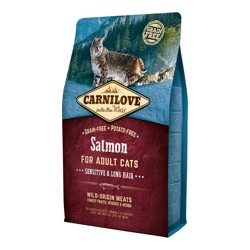   Carnilove Cat Salmon Sensitive & Long Hair 0,4   