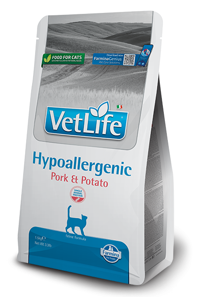   Farmina Vet Life Cat Hypoallergenic Pork & Potato 1,5   